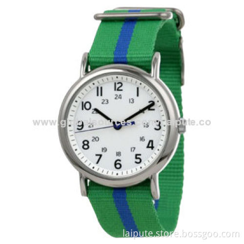ODM Available Classic Nylon Sports Analog Watch with Japanese PC21 Movement for Wholesale